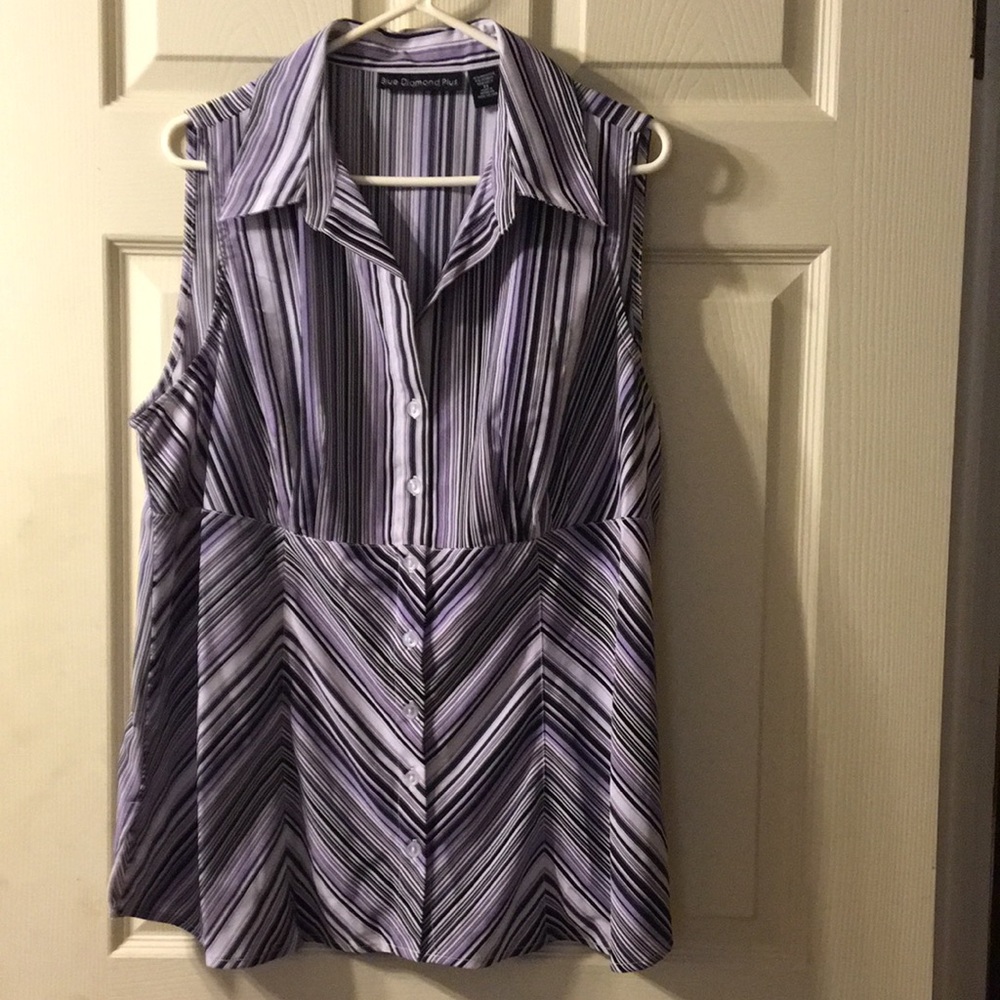 Blue diamond plus women’s top size 2 X